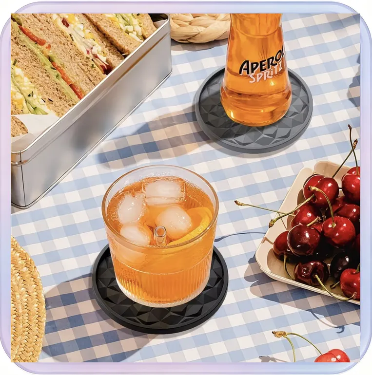 No_479_Silicone Coaster Set with Base